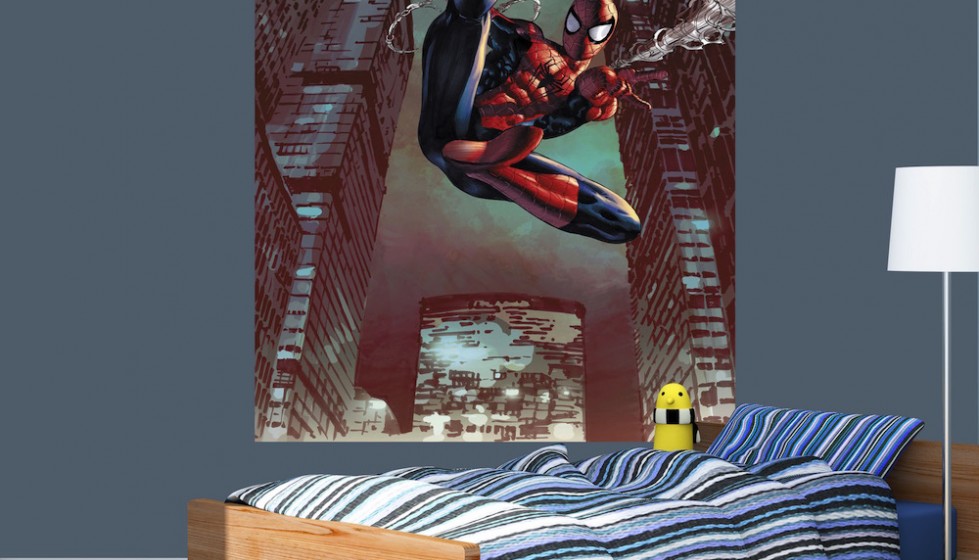 PFR494 Φωτοταπετσαρία τοίχου Spiderman Vlies Non woven σε Διαστάσεις 1m x 1.50m